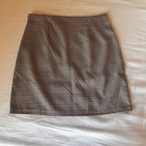 Shein Mini Houndstooth Skirt